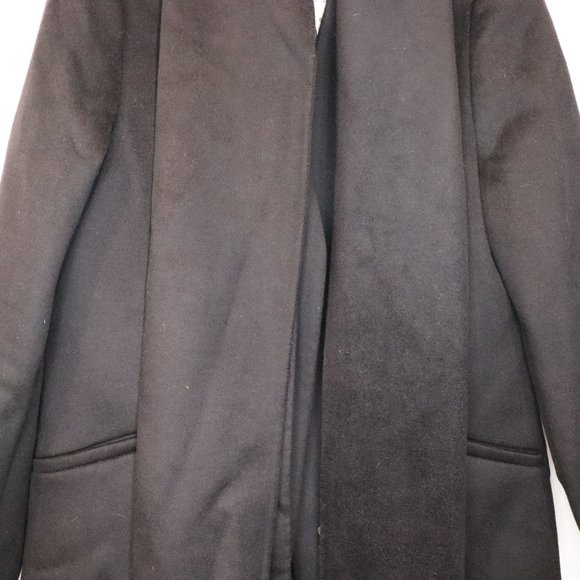 Wool-Blend Button Front Scarf Coat NWT Express - Picture 3 of 7